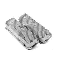 PartzBiz CM 241-84 - ฝาครอบวาล์ว Holley M/T - สไตล์วินเทจ - ครีบ - BBC - ขัดเงา PartzBiz CM 241-84 - ฝาครอบวาล์ว Holley M/T - สไตล์วินเทจ - ครีบ - BBC - ขัดเงา