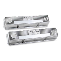 PartzBiz CM 241-82 - ฝาครอบวาล์ว Holley M/T - ทรงวินเทจ - ครีบ - SBC - ขัดเงา PartzBiz CM 241-82 - ฝาครอบวาล์ว Holley M/T - ทรงวินเทจ - ครีบ - SBC - ขัดเงา