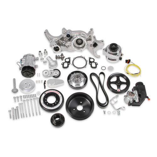 PartzBiz CM: 20-200P-Holley Premium Mid-Mount Complete Accessory System - Gen V LT Engines - SFI Certified Damper - Polished PartzBiz CM: 20-200P-Holley Premium Mid-Mount Complete Accessory System - Gen V LT Engines - SFI Certified Damper - Polished