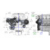 PartzBiz CM: 20-220-Holley Premium Mid-Mount Complete Accessory System for GM Gen V LT4 Wet Sump Engines