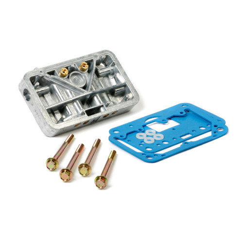 PartzBiz CM: 34-13SA-Secondary Metering Block Conversion Kit - Shiny Aluminum PartzBiz CM: 34-13SA-Secondary Metering Block Conversion Kit - Shiny Aluminum