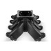 PartzBiz CM: 300-295BK-Single Plane 4500 Carbureted Split-Design Race Intake Manifold - GM LS1/LS2/LS6 PartzBiz CM: 300-295BK-Single Plane 4500 Carbureted Split-Design Race Intake Manifold - GM LS1/LS2/LS6