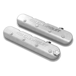 PartzBiz CM 241-400 - Tall LS Valve Cover with Bowtie/Chevrolet Logo - Natural Machined Finish PartzBiz CM 241-400 - Tall LS Valve Cover with Bowtie/Chevrolet Logo - Natural Machined Finish