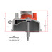 PartzBiz CM: 241-164-Tall LS Valve Covers - Factory Orange PartzBiz CM: 241-164-Tall LS Valve Covers - Factory Orange