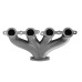 PartzBiz CM: 8504HKR-Hooker BlackHeart LS Swap Exhaust Manifolds - Center Dump - หล่อแบบธรรมชาติ PartzBiz CM: 8504HKR-Hooker BlackHeart LS Swap Exhaust Manifolds - Center Dump - หล่อแบบธรรมชาติ