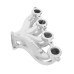PartzBiz CM: 8504-1HKR-Hooker BlackHeart LS Swap Exhaust Manifolds - Center Dump - เซรามิกสีเงิน PartzBiz CM: 8504-1HKR-Hooker BlackHeart LS Swap Exhaust Manifolds - Center Dump - เซรามิกสีเงิน
