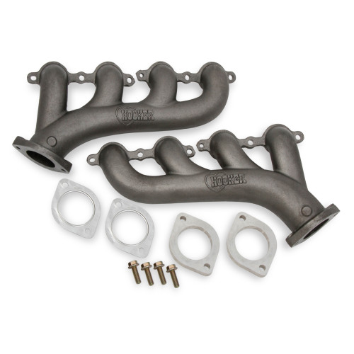 PartzBiz CM: 8502HKR-Hooker BlackHeart LS Swap Exhaust Manifolds - Natural Cast Finish PartzBiz CM: 8502HKR-Hooker BlackHeart LS Swap Exhaust Manifolds - Natural Cast Finish