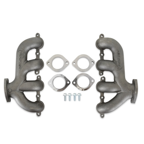 PartzBiz CM: 8505HKR-Hooker BlackHeart LS Swap Exhaust Manifolds - Rear Dump - Natural Cast PartzBiz CM: 8505HKR-Hooker BlackHeart LS Swap Exhaust Manifolds - Rear Dump - Natural Cast