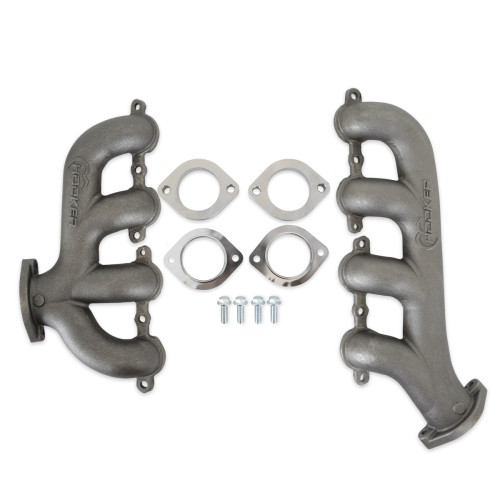 PartzBiz CM: 8506HKR-Hooker BlackHeart LS Swap Exhaust Manifolds - Rear Dump SBC Exit - Natural Cast PartzBiz CM: 8506HKR-Hooker BlackHeart LS Swap Exhaust Manifolds - Rear Dump SBC Exit - Natural Cast