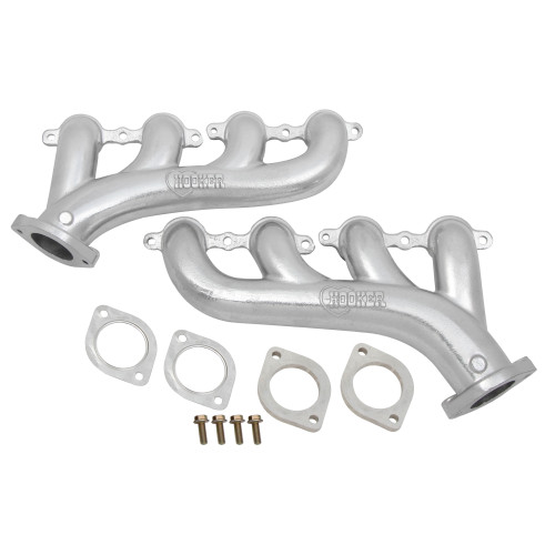 PartzBiz CM: 8502-1HKR-Hooker BlackHeart LS Swap Exhaust Manifolds - Silver Ceramic Finish PartzBiz CM: 8502-1HKR-Hooker BlackHeart LS Swap Exhaust Manifolds - Silver Ceramic Finish