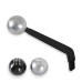 PartzBiz CM: 163502HST-Hurst Billet Shift Knob - 5-Speed Pattern - Silver