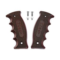 PartzBiz CM 1539000 - Hurst Replacement Pistol Grip Side Grip Plates in Rosewood