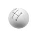 PartzBiz CM: 1630003-Hurst Shift Knob - 4-Speed - White PartzBiz CM: 1630003-Hurst Shift Knob - 4-Speed - White