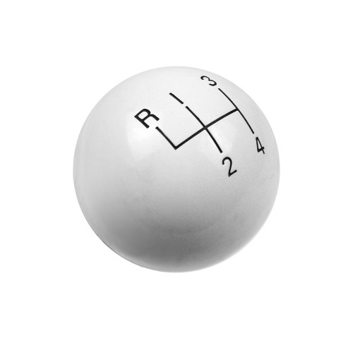 PartzBiz CM: 1630003-Hurst Shift Knob - 4-Speed - White PartzBiz CM: 1630003-Hurst Shift Knob - 4-Speed - White