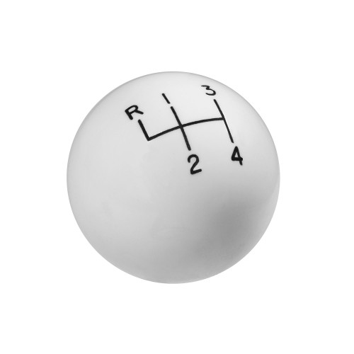 PartzBiz CM: 1630002-Hurst Shift Knob - 4-Speed Pattern - White PartzBiz CM: 1630002-Hurst Shift Knob - 4-Speed Pattern - White