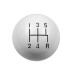 PartzBiz CM: 1630025-Hurst Shift Knob - 5-Speed Pattern - White PartzBiz CM: 1630025-Hurst Shift Knob - 5-Speed Pattern - White