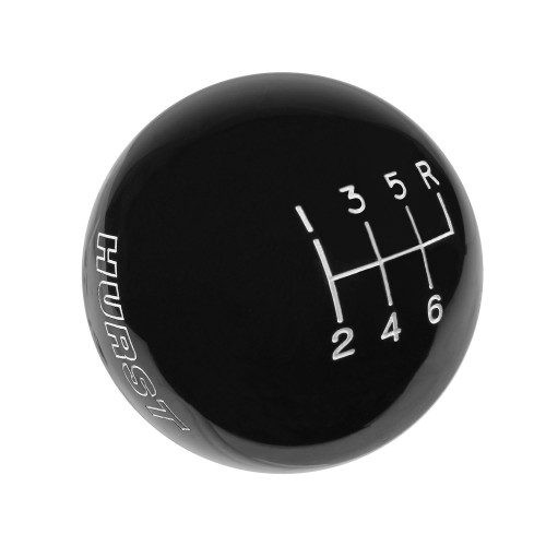 PartzBiz CM: 1630156-Hurst Shift Knob - 6-Speed - Black