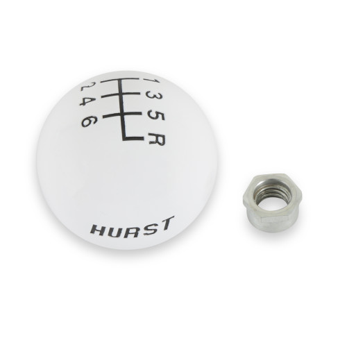PartzBiz CM: 1630040-Hurst Shift Knob - 6 Speed - White PartzBiz CM: 1630040-Hurst Shift Knob - 6 Speed - White