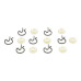 PartzBiz CM: 3320001-Hurst Shifter Bushings, Pit Pack - Nylon Bushings