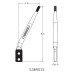 PartzBiz CM: 5389015-Hurst Shifter Stick - แฮนด์บาร์ - โครเมียม PartzBiz CM: 5389015-Hurst Shifter Stick - แฮนด์บาร์ - โครเมียม