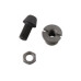 PartzBiz CM: 15501-Lakewood Clutch Fork Pivot Ball - Adjustable - Chevy / Pontiac / Oldsmobile - Steel - Black Oxide