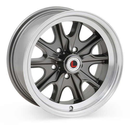 PartzBiz CM: LW90-50754B-Legendary Wheels HB45 - 15 x 7 in. - 5 x 4.5 - 4.25 BS - Charcoal/Machined PartzBiz CM: LW90-50754B-Legendary Wheels HB45 - 15 x 7 in. - 5 x 4.5 - 4.25 BS - Charcoal/Machined
