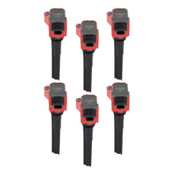 PartzBiz CM 826016 - MSD Ignition Coil - Ford EcoBoost - 2.7L / 3.0L V6 - Red - 6-Pack PartzBiz CM 826016 - MSD Ignition Coil - Ford EcoBoost - 2.7L / 3.0L V6 - Red - 6-Pack