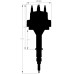 PartzBiz CM: 8516-AMC Jeep 232-258 Distributor