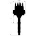 PartzBiz CM: 8519-AMC V8 Distributor PartzBiz CM: 8519-AMC V8 Distributor