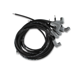 PartzBiz CM 31223 - Black Super Conductor Universal 8 Cyl, 90° Plug/90° Plug