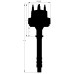 PartzBiz CM: 8597-Chevy V6 Even-Fire Pro-Billet Distributor PartzBiz CM: 8597-Chevy V6 Even-Fire Pro-Billet Distributor