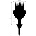 PartzBiz CM: 8504-Chrysler, 318, 340, 360, E-Curve Distributor PartzBiz CM: 8504-Chrysler, 318, 340, 360, E-Curve Distributor