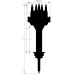 PartzBiz CM: 23833-MSD Black, Chrysler 426, 440 Dual Sync Distributor PartzBiz CM: 23833-MSD Black, Chrysler 426, 440 Dual Sync Distributor