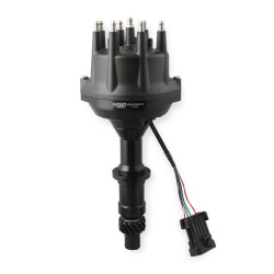 PartzBiz CM 23843 - MSD Black, Pontiac V8 Dual Sync Distributor