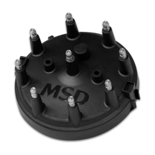 PartzBiz CM: 84083-MSD Distributor Cap - Ford HEI - Black PartzBiz CM: 84083-MSD Distributor Cap - Ford HEI - Black