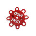 PartzBiz CM: 85786-MSD Distributor, Ford 351W, Billet, Small Cap, Steel Gear