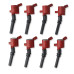 PartzBiz CM: 82428-MSD Ignition Coil - Blaster - Ford 2-Valve V8 - Red - 8-pack PartzBiz CM: 82428-MSD Ignition Coil - Blaster - Ford 2-Valve V8 - Red - 8-pack