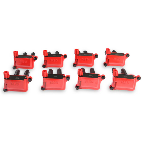 PartzBiz CM: 82558-MSD Ignition Coil - Blaster - HEMI - Red - 8-Pack PartzBiz CM: 82558-MSD Ignition Coil - Blaster - HEMI - Red - 8-Pack