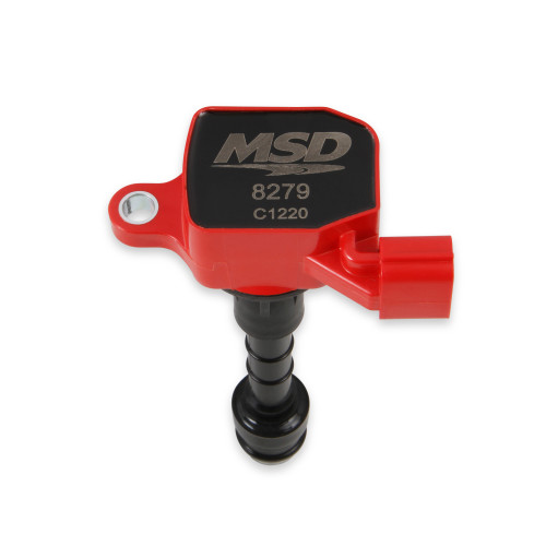 PartzBiz CM: 8279-MSD Ignition Coil - Blaster Series - Fits Nissan/Infiniti 3.5L - Red