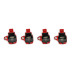 PartzBiz CM: 82494-คอยล์จุดระเบิด MSD - Blaster Series - Honda 1.5L/2.0L/2.0L Turbo 4 สูบ - สีแดง - 4-Pack