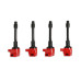 PartzBiz CM: 82494-คอยล์จุดระเบิด MSD - Blaster Series - Honda 1.5L/2.0L/2.0L Turbo 4 สูบ - สีแดง - 4-Pack