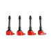 PartzBiz CM: 82494-คอยล์จุดระเบิด MSD - Blaster Series - Honda 1.5L/2.0L/2.0L Turbo 4 สูบ - สีแดง - 4-Pack