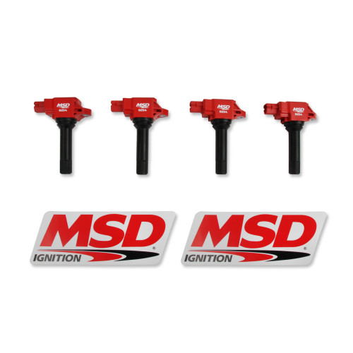 PartzBiz CM: 82544-คอยล์จุดระเบิด MSD - Blaster Series - สีแดง - แพ็ค 4 ชิ้น PartzBiz CM: 82544-คอยล์จุดระเบิด MSD - Blaster Series - สีแดง - แพ็ค 4 ชิ้น