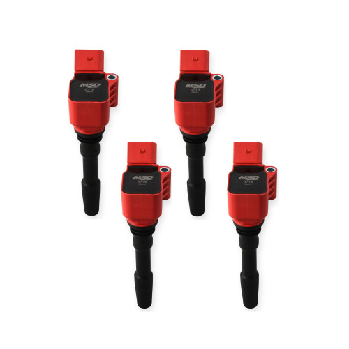 PartzBiz CM: 87164-คอยล์จุดระเบิด MSD - Blaster Series - เครื่องยนต์ VW / Audi 1.8L/2.0L - สีแดง - 4-Pack PartzBiz CM: 87164-คอยล์จุดระเบิด MSD - Blaster Series - เครื่องยนต์ VW / Audi 1.8L/2.0L - สีแดง - 4-Pack