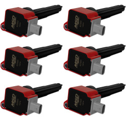 PartzBiz CM 82606 - MSD Ignition Coil - Ford EcoBoost - 2.7L V6 - Red - 6-Pack PartzBiz CM 82606 - MSD Ignition Coil - Ford EcoBoost - 2.7L V6 - Red - 6-Pack