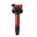 PartzBiz CM: 82576-MSD Ignition Coil - Ford EcoBoost - 3.5L V6 - 3-Pin Connector - Red - 6-Pack