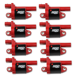 PartzBiz CM 82688 - MSD Ignition Coil - GM Gen V Blaster Series - Gen V Direct Injected Engine - Red - 8-Pack - Round PartzBiz CM 82688 - MSD Ignition Coil - GM Gen V Blaster Series - Gen V Direct Injected Engine - Red - 8-Pack - Round