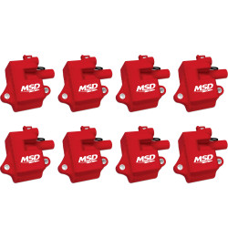 PartzBiz CM 82858 - MSD Ignition Coil - Pro Power Series - GM LS1/LS6 Engines - Red - 8-Pack PartzBiz CM 82858 - MSD Ignition Coil - Pro Power Series - GM LS1/LS6 Engines - Red - 8-Pack