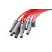 PartzBiz CM: 31189-Super Conductor Spark Plug Wire Set, Multi-Angle Plug, HEI Cap