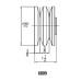 PartzBiz CM: 6809-Mr. Gasket Alternator Pulley - Chrome - Double Groove PartzBiz CM: 6809-Mr. Gasket Alternator Pulley - Chrome - Double Groove